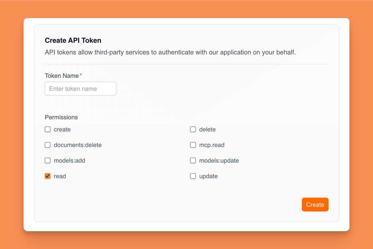 API Token Permissions